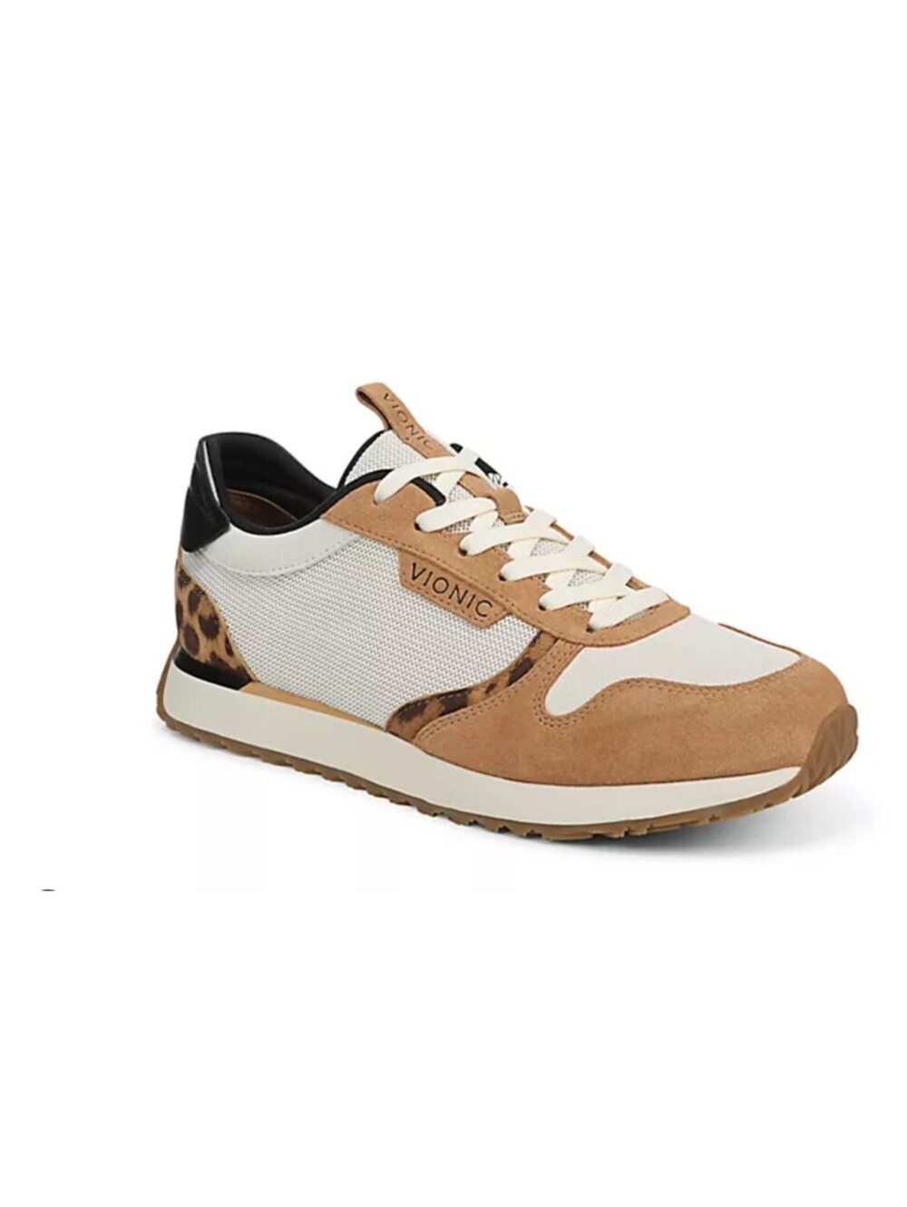Vionic Monarch Leather Trim Sneakers Size 6